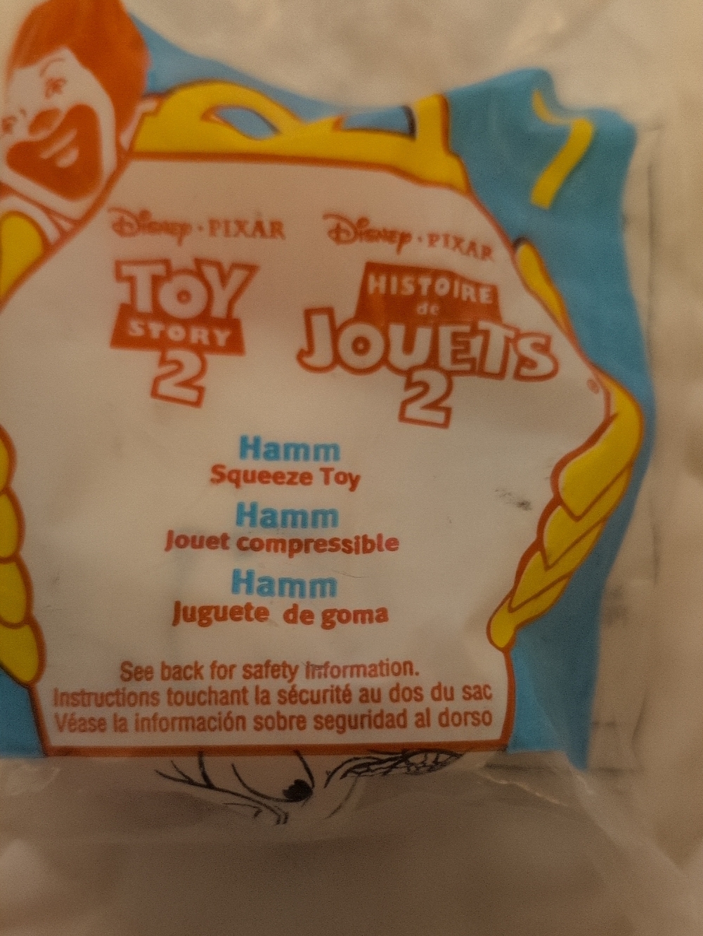 McDonald's Toy Story 2 Hamm 1999
